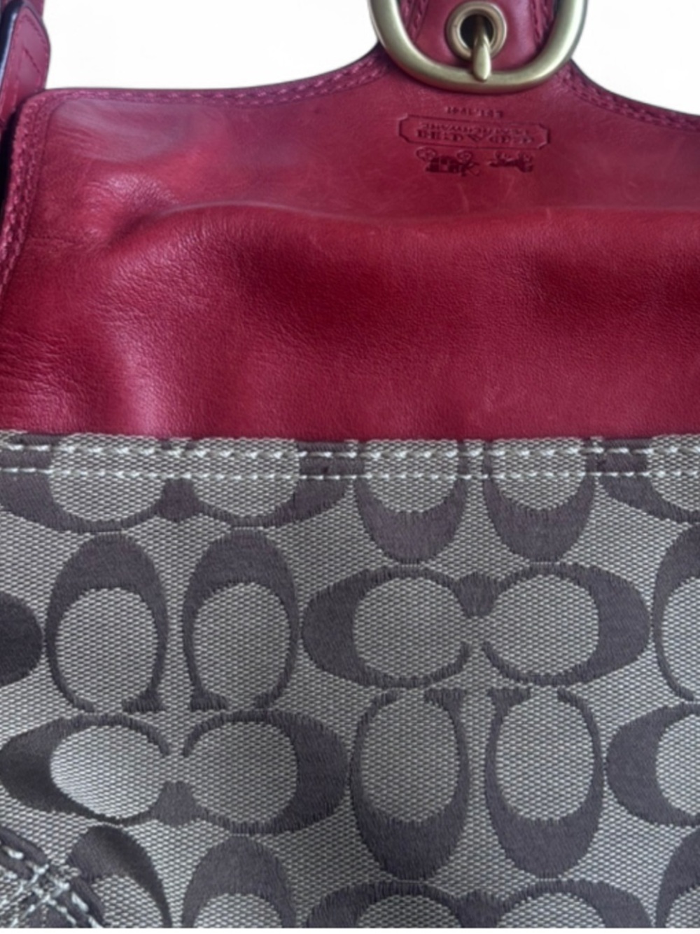Vintage 11441 Coach Bleeker Soho Buckle Bag - Gem